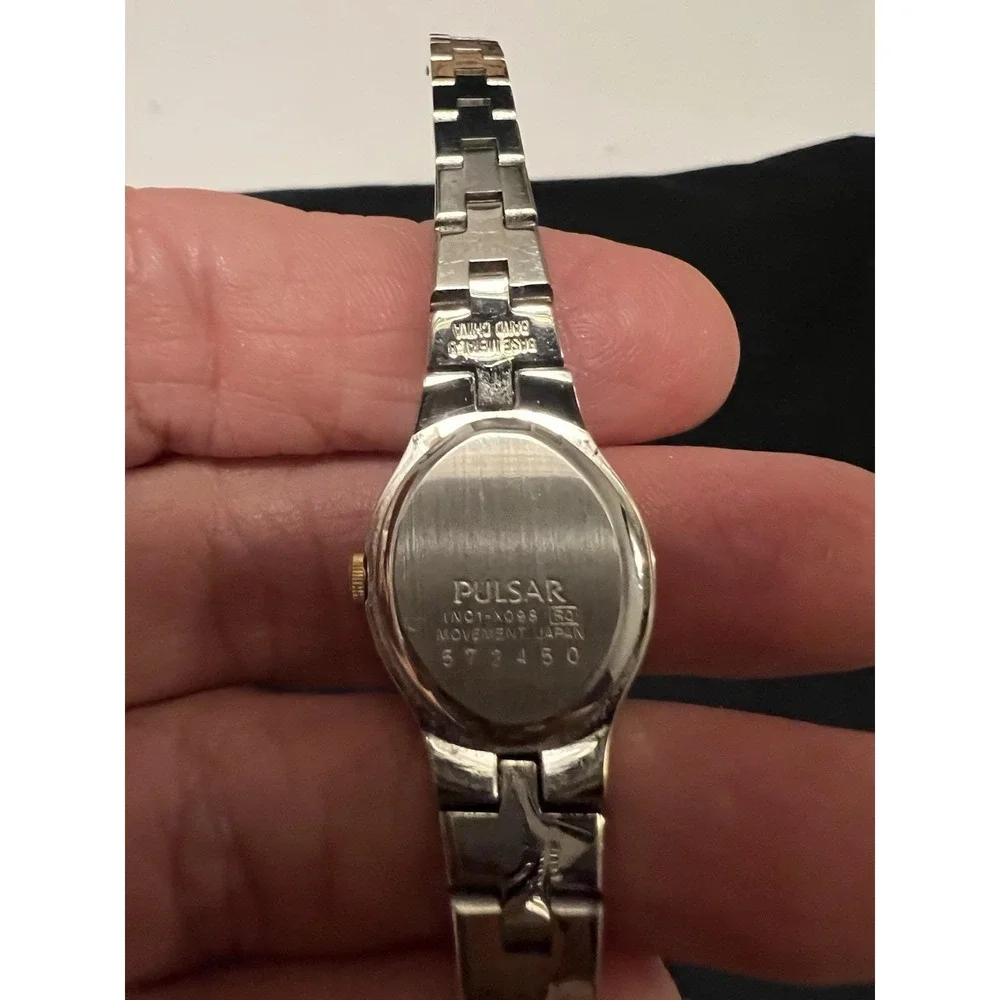 Vintage Pulsar Women's Two-Tone Quartz Watch Japan
